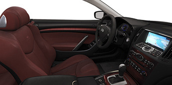 infiniti G Cabrio Цвет интерьера и вариант отделки:  Monaco Red leather / Red Stained Maple wood