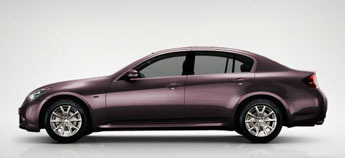 infiniti G Sedan цвет кузова гранатовый