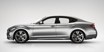 infiniti M цвет кузова Серебристый