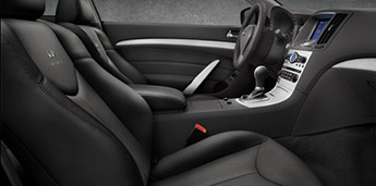 infiniti G Coupe Цвет интерьера и вариант отделки:  Graphite / Алюминий Sekitai