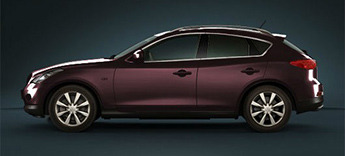 infiniti EX цвет кузова Гранатовый