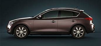infiniti EX цвет кузова Темно-бордовый
