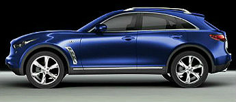 infiniti FX цвет кузова  Платиново синий