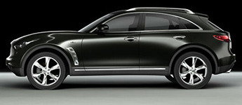 infiniti FX цвет кузова Серо-зеленый 