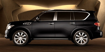 infiniti QX цвет кузова  Черный