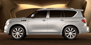 infiniti QX цвет кузова  Серебристый