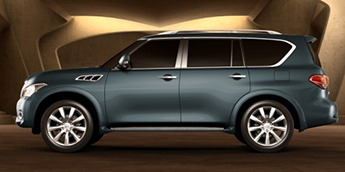 infiniti QX цвет кузова Серо-зеленый