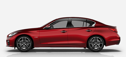 infiniti FX цвет кузова Красный